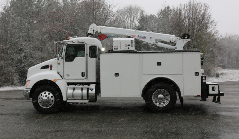 2022 Kenworth T270 Mechanics Truck, Under CDL, 125k Miles, Stellar 12630 Crane, PX7 Diesel, Allison Auto, Air Ride full