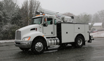 2022 Kenworth T270 Mechanics Truck, Under CDL, 125k Miles, Stellar 12630 Crane, PX7 Diesel, Allison Auto, Air Ride full