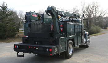 2002 International 4300 Service Truck, Under CDL, DT466, Eaton Manual, 228k Miles, Maintainer Mechanics Body, 8600# Crane full