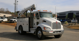 2022 Kenworth T270 Mechanics Truck, Stellar 12630 Crane, 140k Miles, Under CDL, CTech Drawers, Air Ride