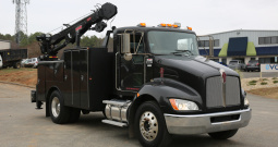 2019 Kenworth T270 Mechanics Truck, PX7 Diesel, Allison Auto, Under CDL, 11′ Summit Bed, 10620 Summit Crane