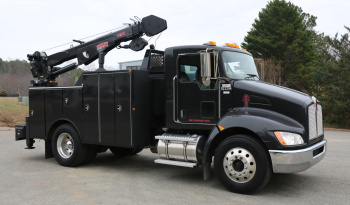 2019 Kenworth T270 Mechanics Truck, PX7 Diesel, Allison Auto, Under CDL, 11′ Summit Bed, 10620 Summit Crane full