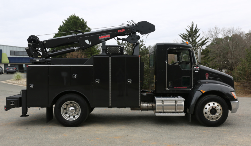 2019 Kenworth T270 Mechanics Truck, PX7 Diesel, Allison Auto, Under CDL, 11′ Summit Bed, 10620 Summit Crane full