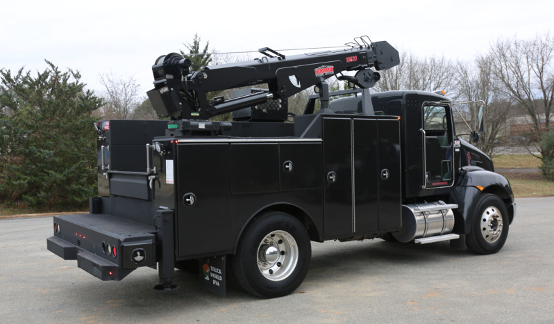 2019 Kenworth T270 Mechanics Truck, PX7 Diesel, Allison Auto, Under CDL, 11′ Summit Bed, 10620 Summit Crane full