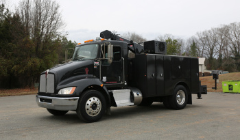 2019 Kenworth T270 Mechanics Truck, PX7 Diesel, Allison Auto, Under CDL, 11′ Summit Bed, 10620 Summit Crane full