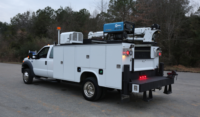 2014 Ford F-550 Service Truck, Diesel, 205k Miles, Stellar 5521 Crane, CTech Drawers, Extended Cab, Miller Welder full
