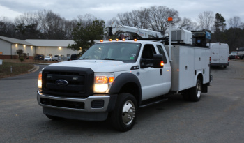 2014 Ford F-550 Service Truck, Diesel, 205k Miles, Stellar 5521 Crane, CTech Drawers, Extended Cab, Miller Welder full