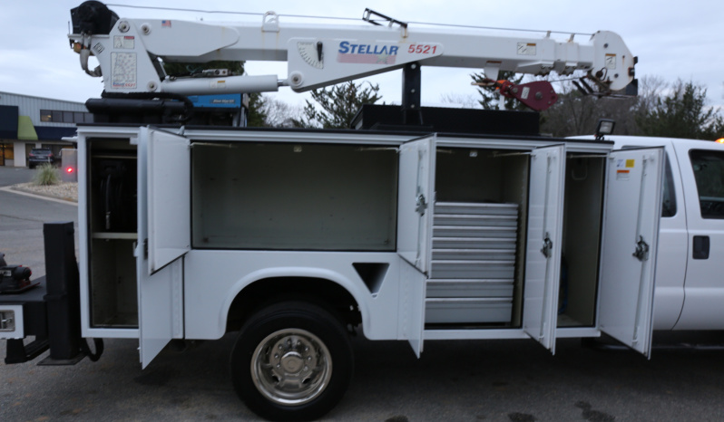 2014 Ford F-550 Service Truck, Diesel, 205k Miles, Stellar 5521 Crane, CTech Drawers, Extended Cab, Miller Welder full