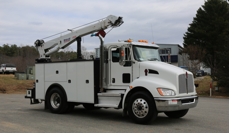2022 Kenworth T270 Mechanics Truck, Stellar 12630 Crane, Under CDL, 133k Miles, 4500 Hours, Air Ride full