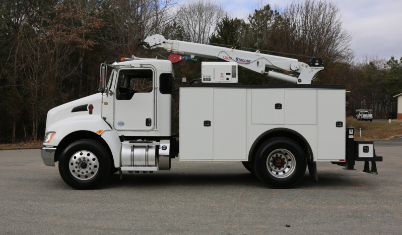 2022 Kenworth T270 Mechanics Truck, Stellar 12630 Crane, Under CDL, 133k Miles, 4500 Hours, Air Ride full