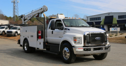 2018 Ford F-750 Mechanics Truck, Stellar 12630 Crane, Miller EnPak, CTech Drawers, 91k Miles