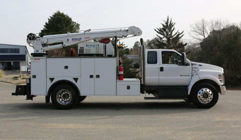 2018 Ford F-750 Mechanics Truck, Stellar 12630 Crane, Miller EnPak, CTech Drawers, 91k Miles full