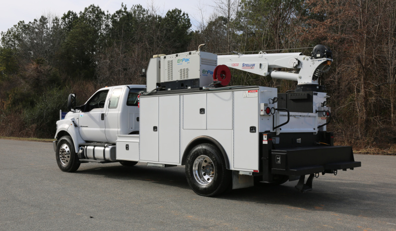 2018 Ford F-750 Mechanics Truck, Stellar 12630 Crane, Miller EnPak, CTech Drawers, 91k Miles full