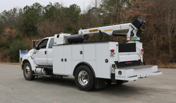 2011 Ford F750 Extended Cab Service Truck, Under CDL, 1 Owner, 177k Miles, Cummins Diesel, Palfinger 11k Crane full