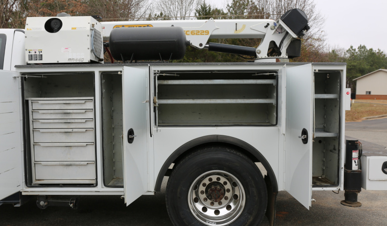 2011 Ford F750 Extended Cab Service Truck, Under CDL, 1 Owner, 177k Miles, Cummins Diesel, Palfinger 11k Crane full