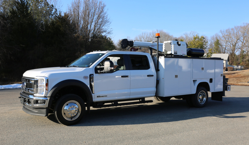 2024 Ford F550 Mechanics Truck, Crew Cab, 6.7 Diesel, 25k Miles, Stellar 5521 Crane full