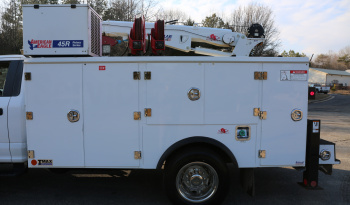 2021 Ford F600 4×4 Service Truck, 95k Miles, 7.3 V8 Gas, Stellar TMAX Mechanics Body, 7621 Crane full