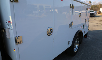 2021 Ford F600 4×4 Service Truck, 95k Miles, 7.3 V8 Gas, Stellar TMAX Mechanics Body, 7621 Crane full