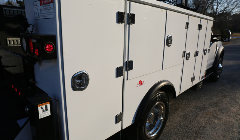 2021 Ford F600 4×4 Service Truck, 95k Miles, 7.3 V8 Gas, Stellar TMAX Mechanics Body, 7621 Crane full