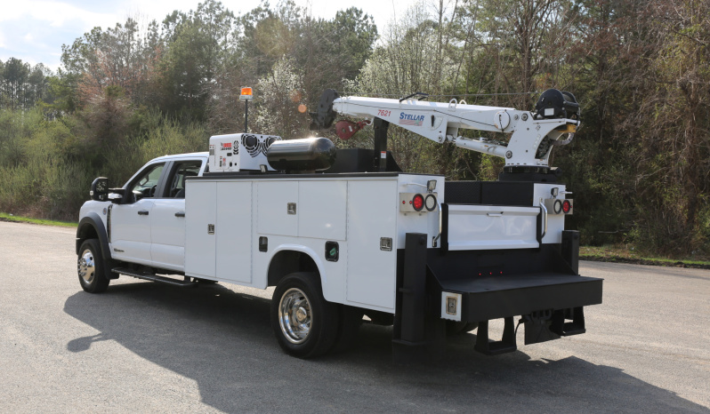 2024 Ford F-550 Mechanics Truck, 15k Miles, Diesel, 4WD, Staller 7621 Crane full