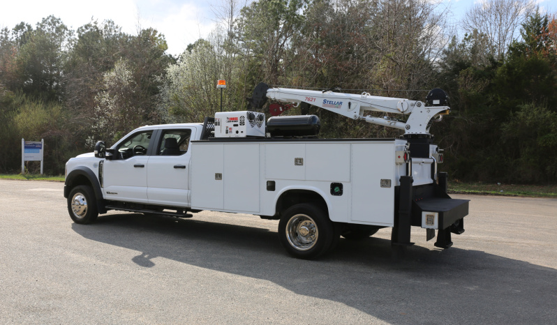 2024 Ford F-550 Mechanics Truck, 15k Miles, Diesel, 4WD, Staller 7621 Crane full
