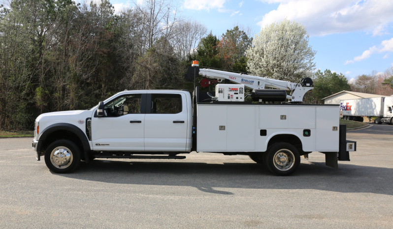 2024 Ford F-550 Mechanics Truck, 15k Miles, Diesel, 4WD, Staller 7621 Crane full