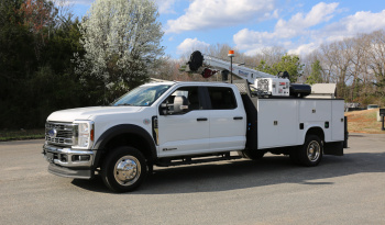 2024 Ford F-550 Mechanics Truck, 15k Miles, Diesel, 4WD, Staller 7621 Crane full
