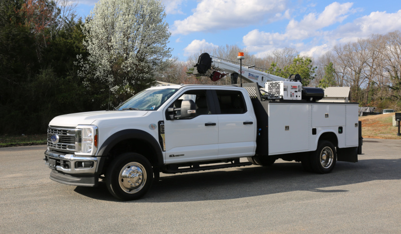 2024 Ford F-550 Mechanics Truck, 15k Miles, Diesel, 4WD, Staller 7621 Crane full