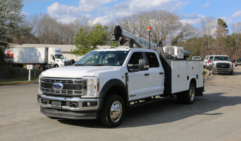 2024 Ford F-550 Mechanics Truck, 15k Miles, Diesel, 4WD, Staller 7621 Crane full