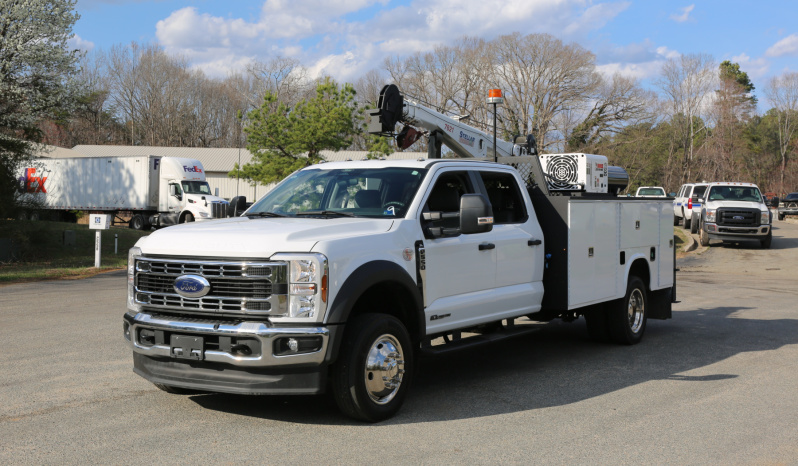 2024 Ford F-550 Mechanics Truck, 15k Miles, Diesel, 4WD, Staller 7621 Crane full