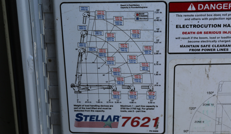 2024 Ford F-550 Mechanics Truck, 15k Miles, Diesel, 4WD, Staller 7621 Crane full