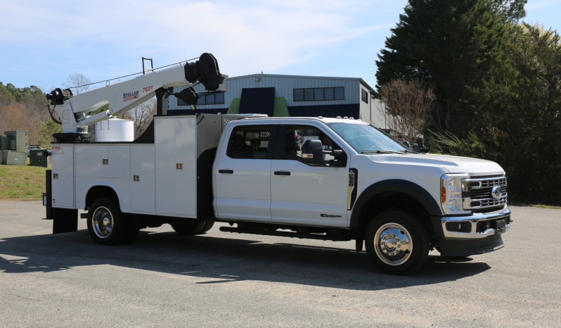 2024 Ford F550 Mechanics Truck, Stellar 7621 Crane, 28k Miles, 4×4, Crew Cab, Diesel full