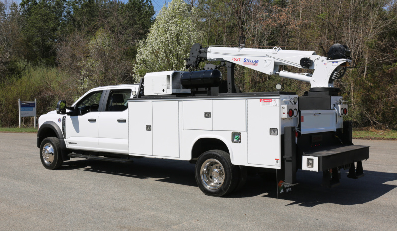 2024 Ford F550 Mechanics Truck, Stellar 7621 Crane, 28k Miles, 4×4, Crew Cab, Diesel full