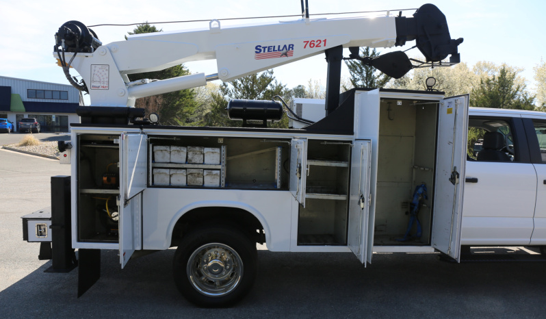 2024 Ford F550 Mechanics Truck, Stellar 7621 Crane, 28k Miles, 4×4, Crew Cab, Diesel full