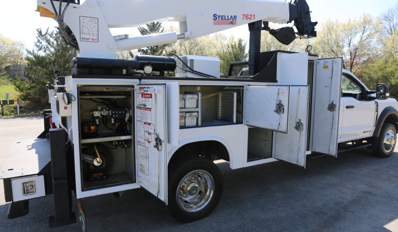2024 Ford F550 Mechanics Truck, Stellar 7621 Crane, 28k Miles, 4×4, Crew Cab, Diesel full