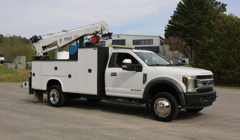 2019 Ford F-550 Service Truck, Stellar 7621 Crane, 166k Miles, Diesel full