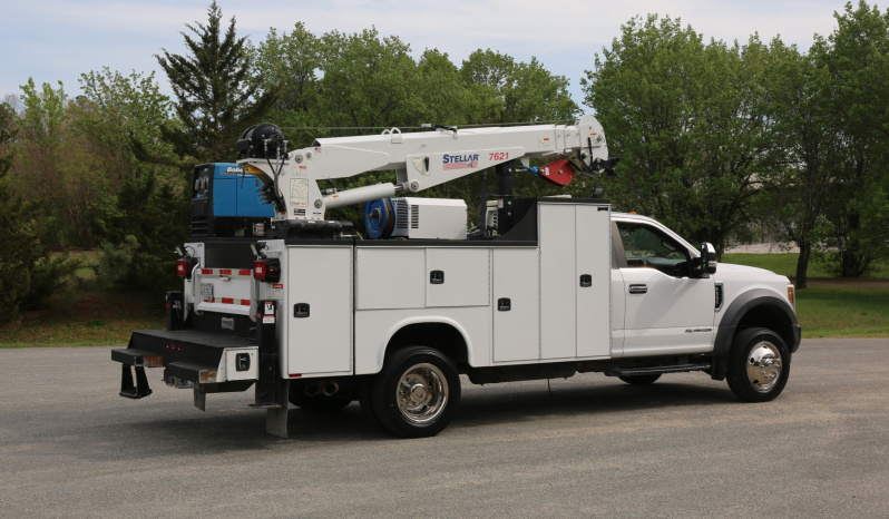 2019 Ford F-550 Service Truck, Stellar 7621 Crane, 166k Miles, Diesel full