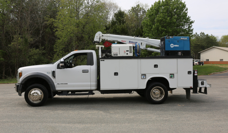 2019 Ford F-550 Service Truck, Stellar 7621 Crane, 166k Miles, Diesel full