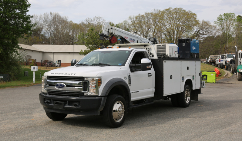 2019 Ford F-550 Service Truck, Stellar 7621 Crane, 166k Miles, Diesel full