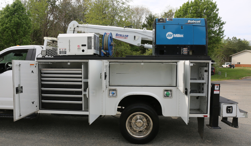 2019 Ford F-550 Service Truck, Stellar 7621 Crane, 166k Miles, Diesel full