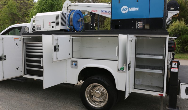 2019 Ford F-550 Service Truck, Stellar 7621 Crane, 166k Miles, Diesel full