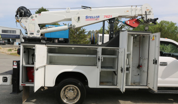 2019 Ford F-550 Service Truck, Stellar 7621 Crane, 166k Miles, Diesel full