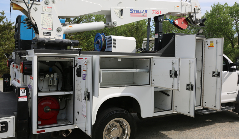 2019 Ford F-550 Service Truck, Stellar 7621 Crane, 166k Miles, Diesel full