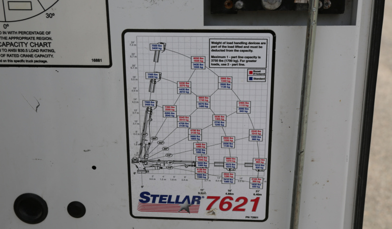 2019 Ford F-550 Service Truck, Stellar 7621 Crane, 166k Miles, Diesel full