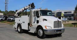 2013 Kenworth T270 Mechanics Truck, IMT 10,000-25 Crane, Under CDL, PX7/Allison Auto