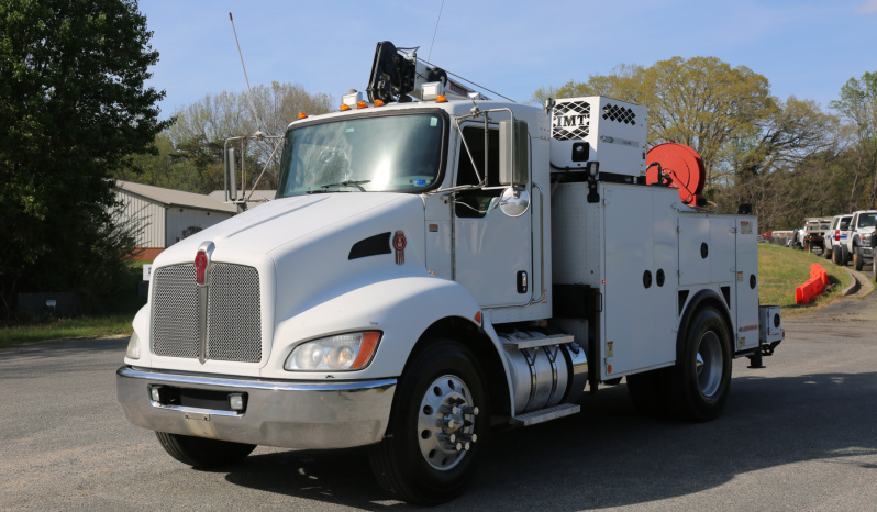 2013 Kenworth T270 Mechanics Truck, IMT 10,000-25 Crane, Under CDL, PX7/Allison Auto full