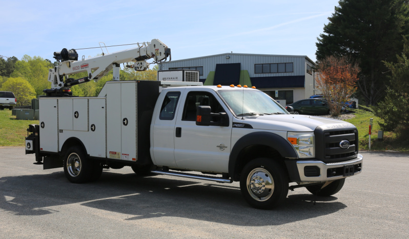 2016 Ford F-550 Mechanics Truck, Extended Cab, 4×4, 6.7 Diesel, Summit 6620 Crane full