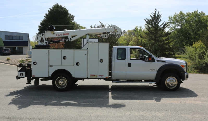 2016 Ford F-550 Mechanics Truck, Extended Cab, 4×4, 6.7 Diesel, Summit 6620 Crane full
