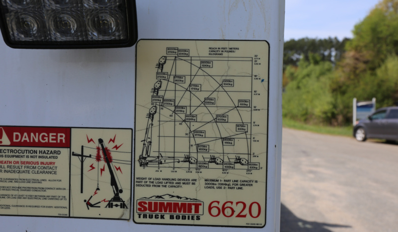 2016 Ford F-550 Mechanics Truck, Extended Cab, 4×4, 6.7 Diesel, Summit 6620 Crane full