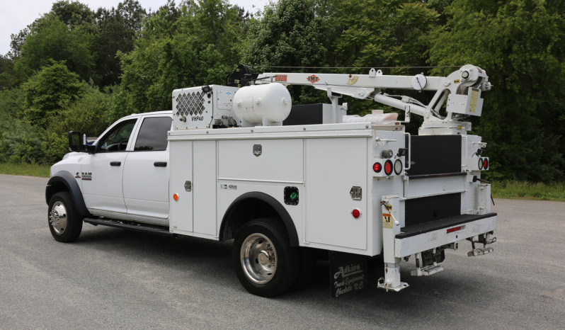 2017 Ram 5500 Crew Cab Mechanics Truck, 175k Miles, Cummins Diesel, IMT 5,000 Crane, 9′ Adkins Service Body, Hydraulic Compressor full